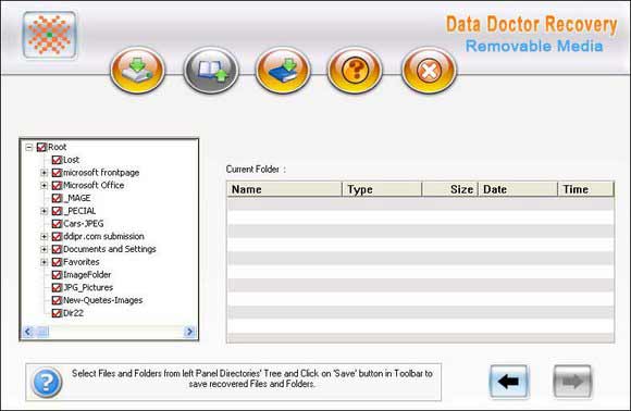 Removable Disk Files Recovery screen shot