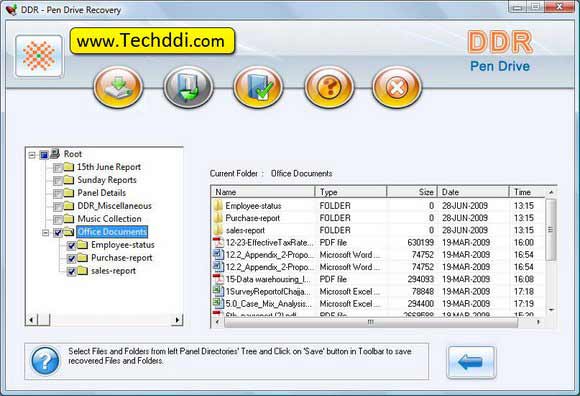 Screenshot of Flash Drive Recovery