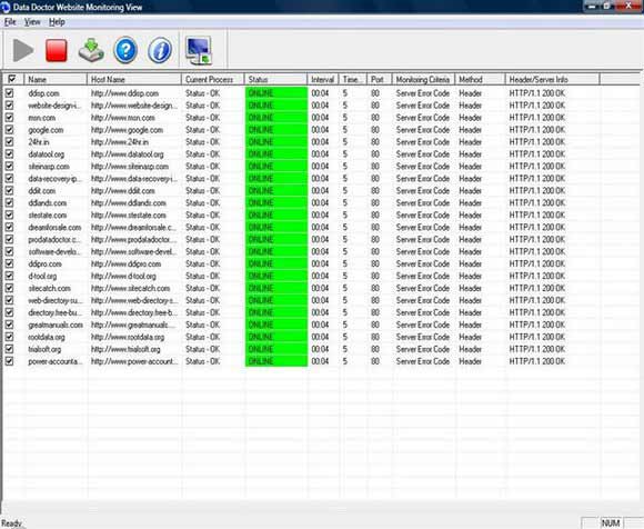 Screenshot of Website Performance Analysis Tool