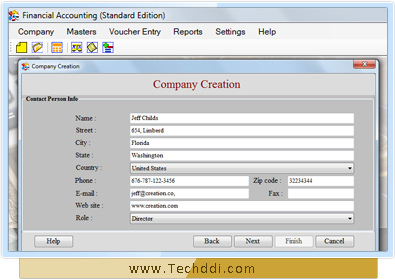 Business Accounting and Inventory Management Software Screenshot