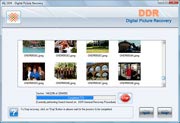 De digitale Software Screenshot van de Terugwinning van Beelden