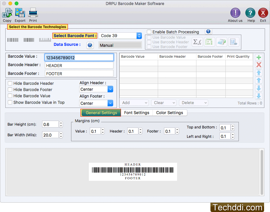 Select Barcode Font Barcode Label Maker Software (for MAC Machines)