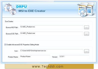 MSI to EXE Setup Creator Screenshot