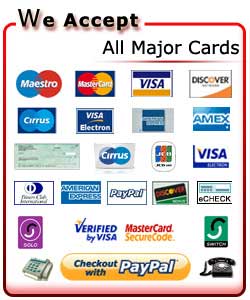 We accept all major cards