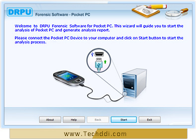 Pocket PC Forensic Software Screenshot