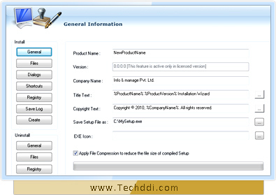Setup Maker Softwarer Screenshot