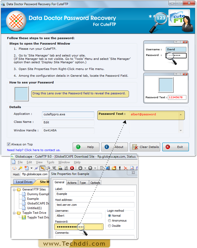 Password Recovery Software For CuteFTP