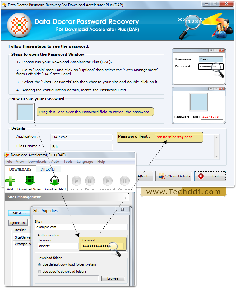 Password Recovery Software For DAP