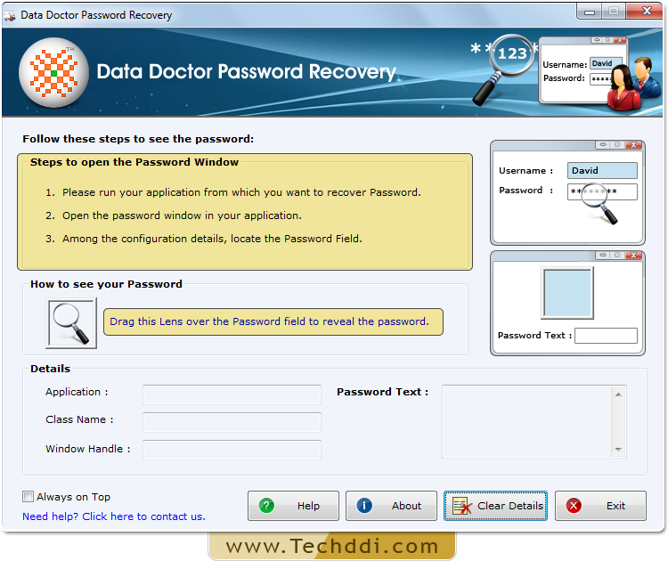 Recovery-Software mit offenem Passwort Recovery-Software mit offenem Passwort