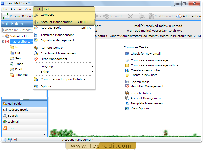 Open your Dream Mail Open your Dream Mail