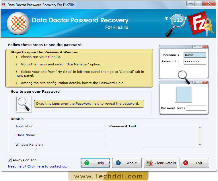 Open Password Recovery For FileZilla Open Password Recovery For FileZilla