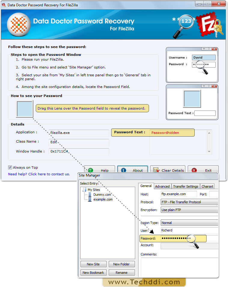 Password Recovery Software For FileZilla