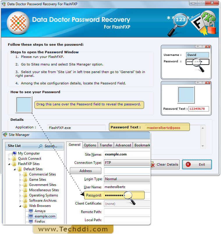 Password Recovery Software For FlashFXP