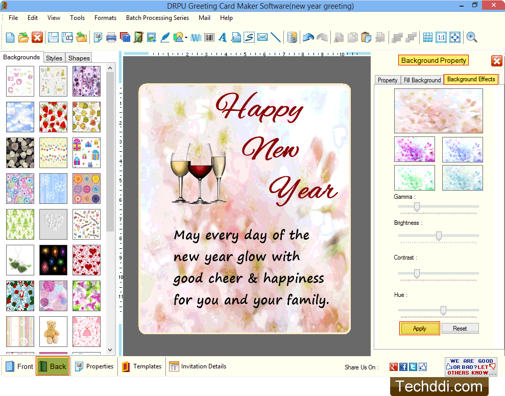 Design And Print List Of Greeting Cards Using Greeting Cards Maker Software