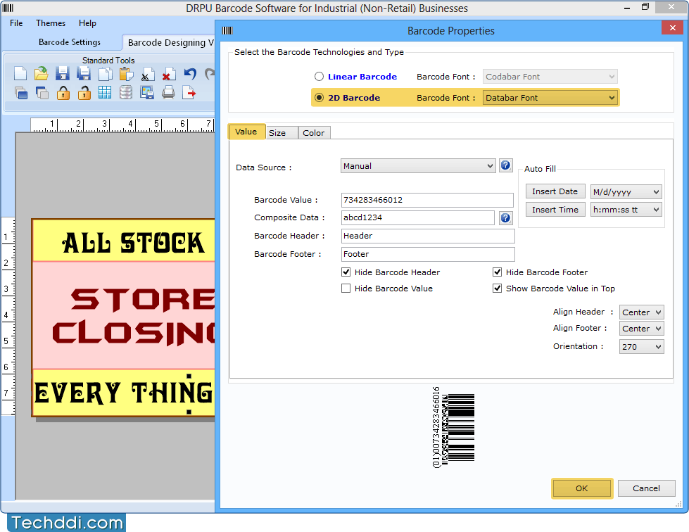 Barcode Properties Barcode Software for Industrial Manufacturing and Warehousing