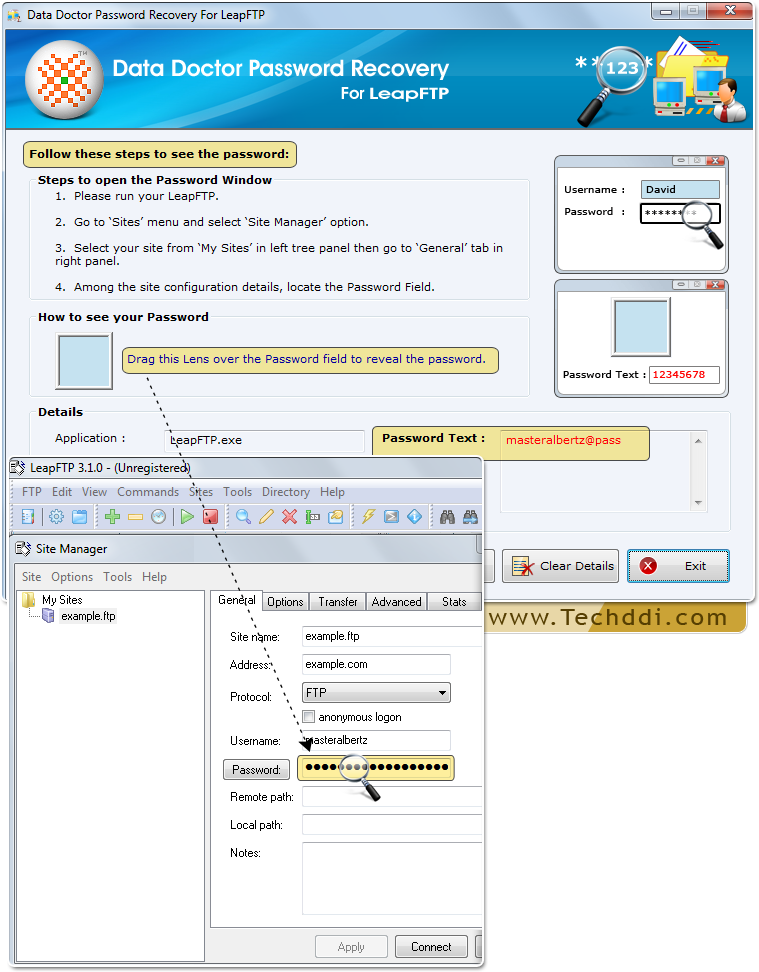Password Recovery Software For LeapFTP