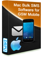 Mac Bulk SMS Software for GSM Mobile