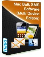 Mac Bulk SMS Software (Multi-Device Edition)