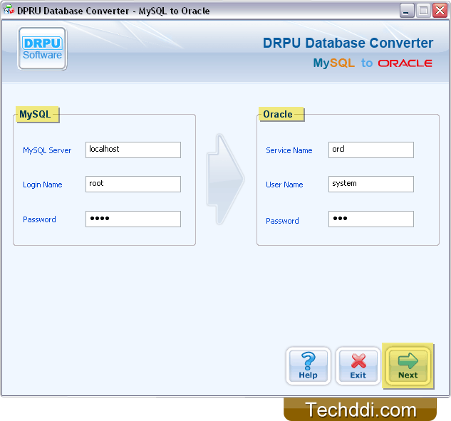 MySQL to Oracle Database Converter