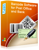 Barcode Software for Post Office and Bank