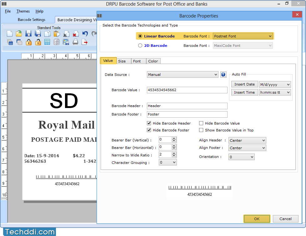 Barcode Properties Barcode Label Maker Software (for MAC Machines)