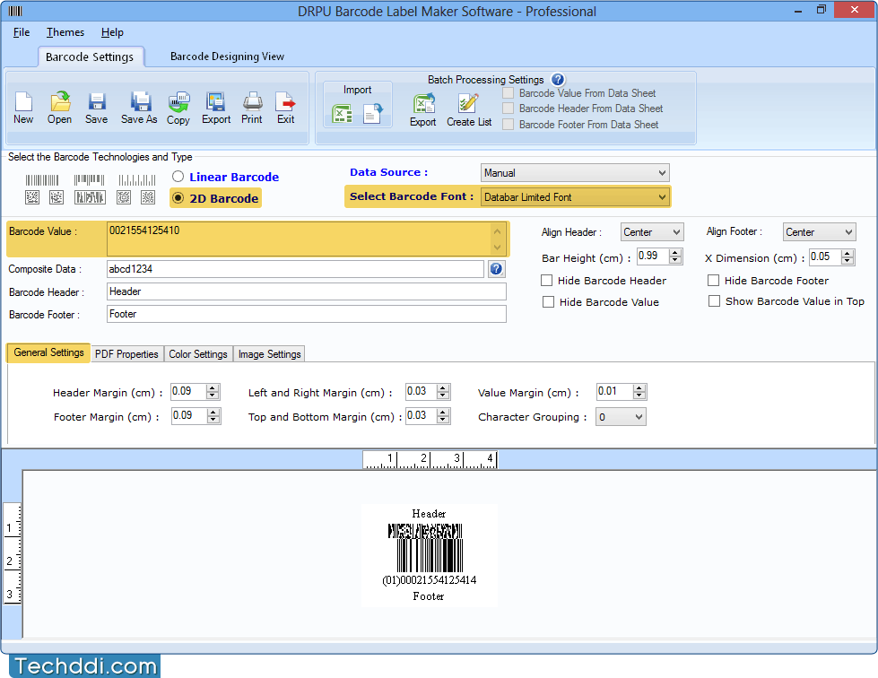 Select Barcode Font Barcode Label Maker - Professional