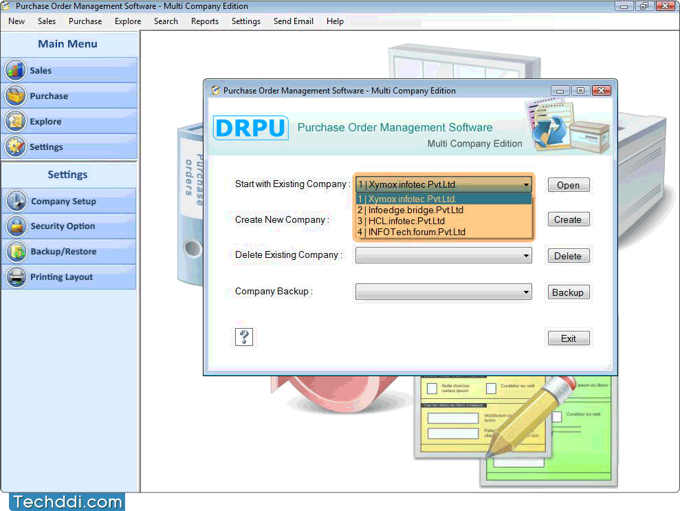 Start with Existing Company Company and Accounting Details