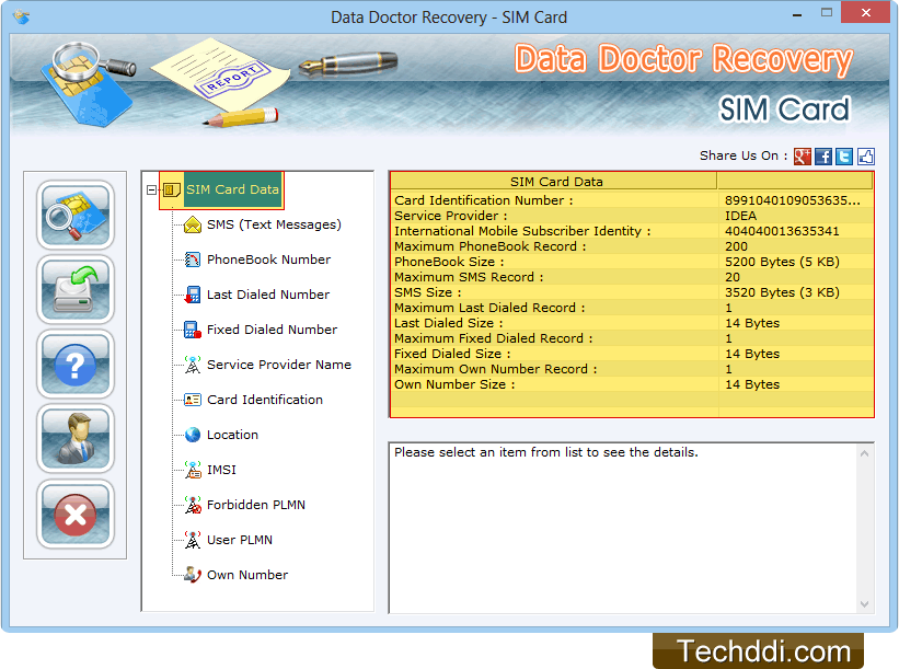 Windows Data Recovery for SIM Card