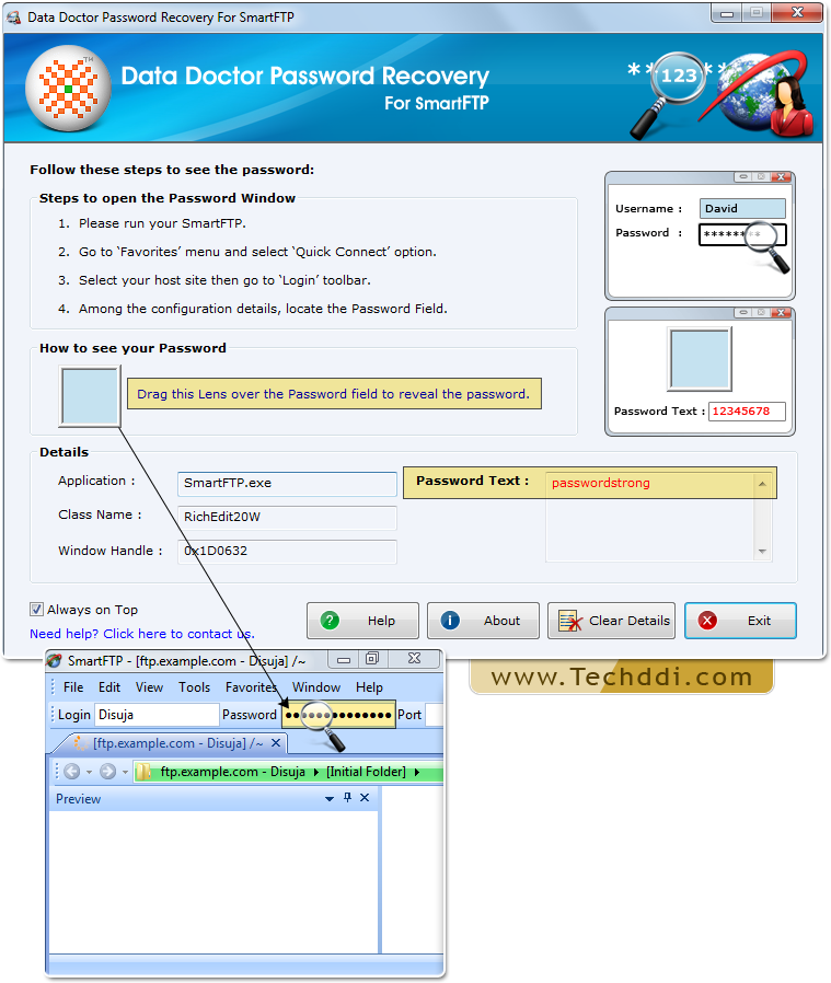 Password Recovery Software For SmartFTP