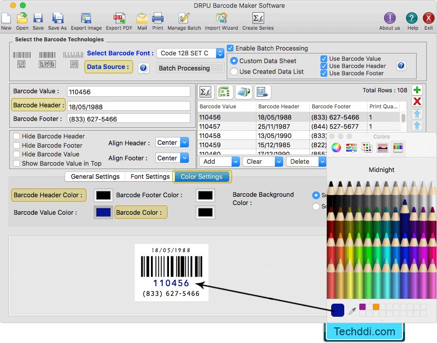 Barcode Label Maker Software (for MAC Machines)