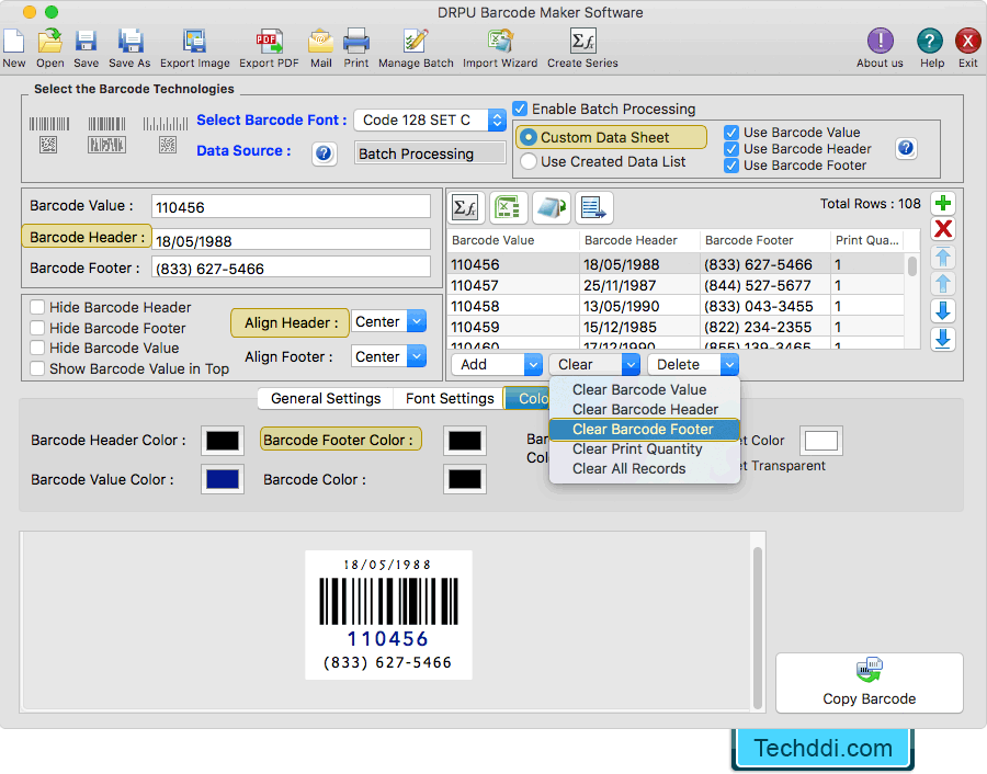 Barcode Label Maker Software (for MAC Machines)