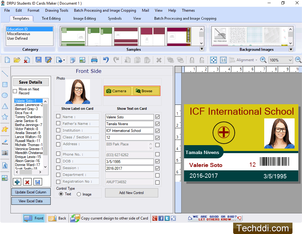 Student ID Cards Maker Software