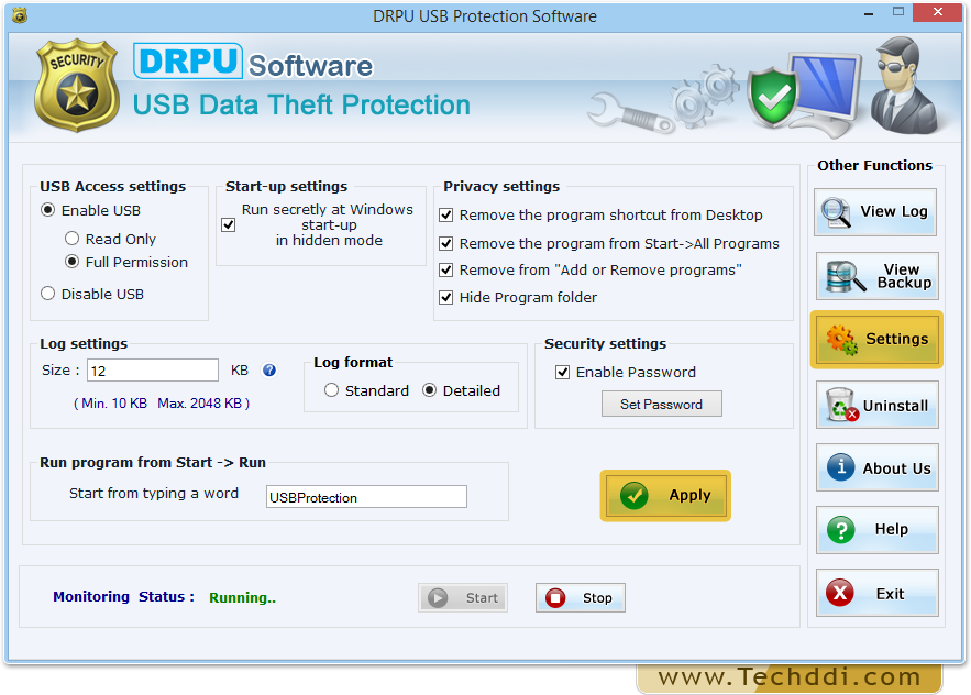 USB Data theft protection Software