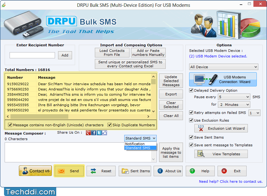 Send personalized SMS Send personalized SMS