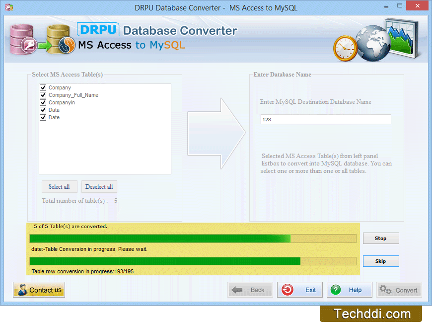 Access to mysql
